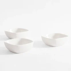 Zestaw 3 miseczek kwadratowych do serwowania 160 ml