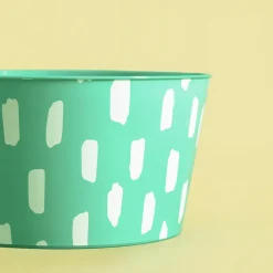 Zestaw 4 misek plastikowych zielony 750 ml