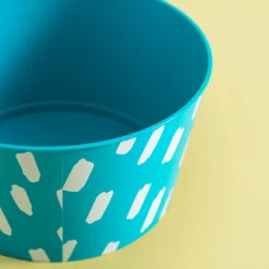 Zestaw 4 misek plastikowych niebieski 750 ml