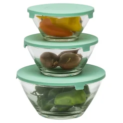 Zestaw 5 misek z pokrywkami MIX