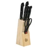 Zestaw 5 noży w drewnianym bloku