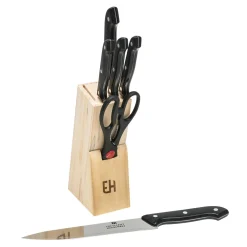 Zestaw 5 noży w drewnianym bloku