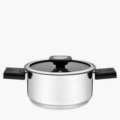 Zestaw 3 stalowych garnków na gaz i indukcję KATO