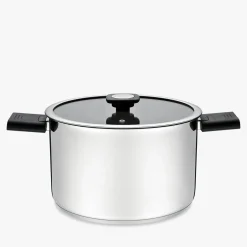 Zestaw 3 stalowych garnków na gaz i indukcję KATO