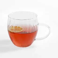 Zestaw 2 szklanek ryflowanych 350 ml