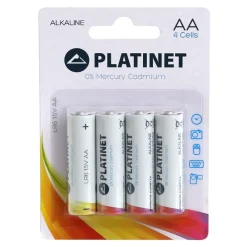Zestaw baterii alkalicznych PLATINET LR06/AA - 4 szt.