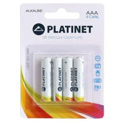 Zestaw baterii alkalicznych PLATINET LR03/AAA - 4 szt.
