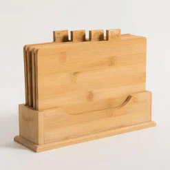 Zestaw desek bambusowych do krojenia, 4 sztuki