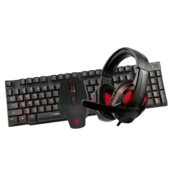 Zestaw gamingowy 4w1 - mysz + podkładka + klawiatura + słuchawki VG4IN1SET01 VARR
