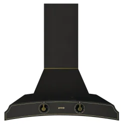Zestaw GORENJE retro czarny CLASSICO – piekarnik, płyta gazowa, okap