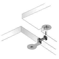 Zestaw montażowy do łączenia blatów KAMPO QUICK
