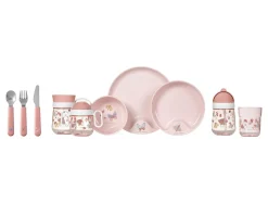 Zestaw naczyń LITTLE DUTCH MIO FLOWERS & BUTTERFLIES 3 elementy