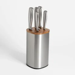 Zestaw noży w stalowym bloku FARO 6 el.