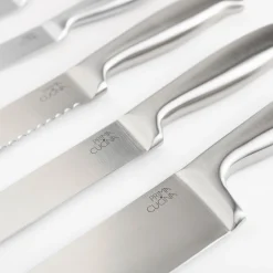 Zestaw noży w stalowym bloku FARO 6 el.