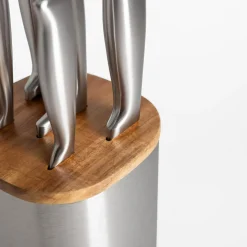 Zestaw noży w stalowym bloku FARO 6 el.