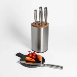 Zestaw noży w stalowym bloku FARO 6 el.