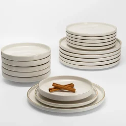 Zestaw obiadowy glamour CARLA, 18 el.