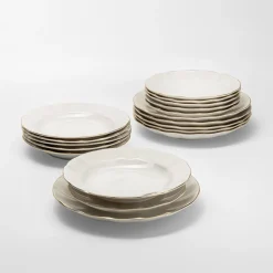 Zestaw obiadowy glamour PERLA, 18 el.