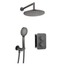 Zestaw prysznicowy podtynkowy mieszacz typu BOX titanum