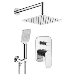 Zestaw prysznicowy podtynkowy chrom ALPINIA