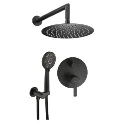Zestaw prysznicowy podtynkowy NAC N9QP nero ARNIKA