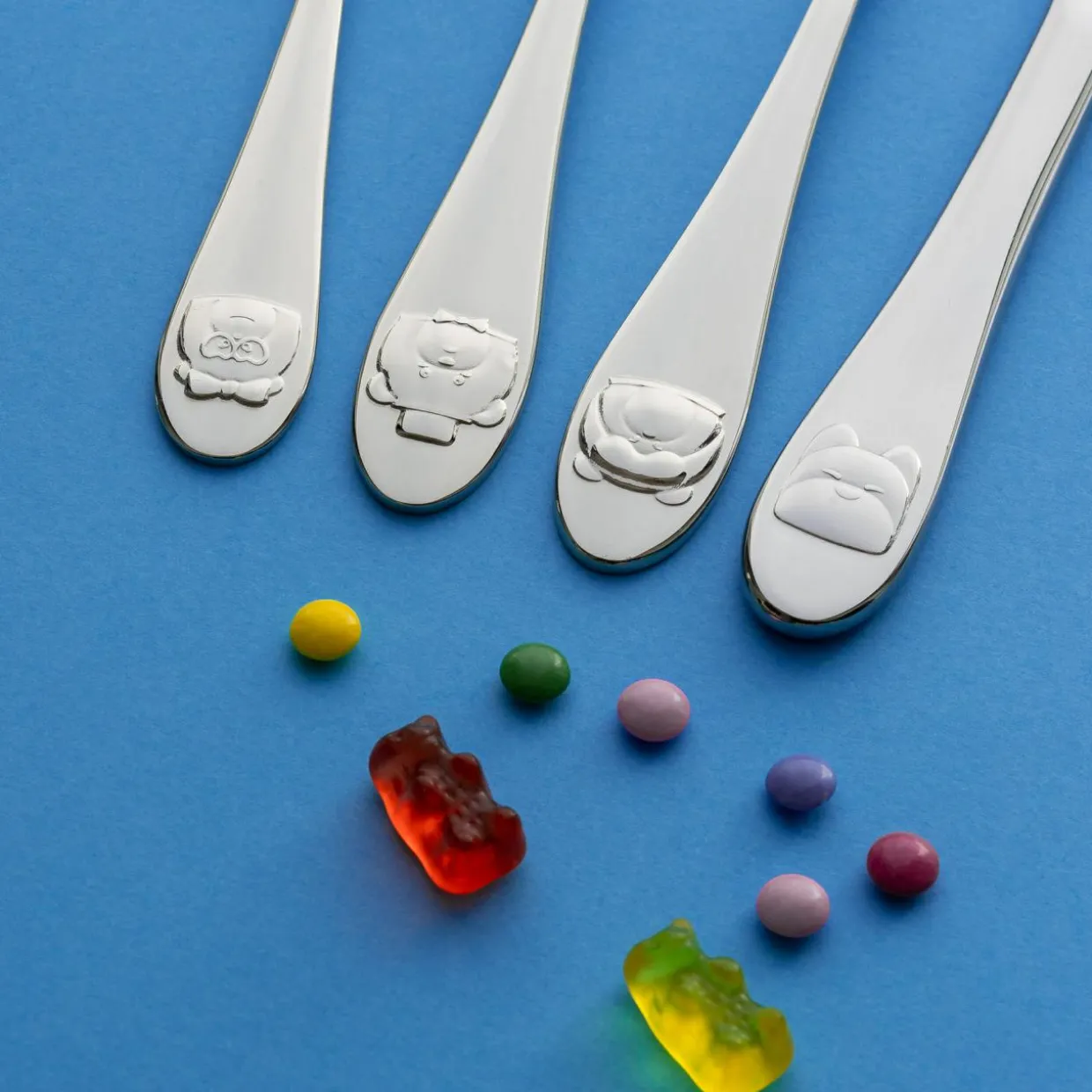 Zestaw sztućców dla dzieci PADDY, 4 elementy