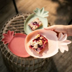 Zestaw talerzy w kształcie ananasa 3 szt.