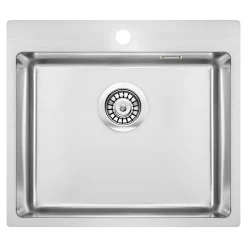 Zlewozmywak stalowy bez ociekacza OLFATO 55 cm