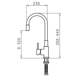 Zlewozmywak ZEFIR z baterią HERA karbon 79x50 cm + Pyra Clean