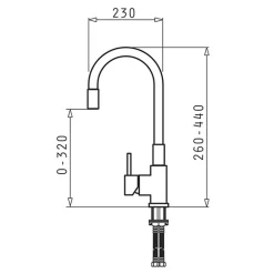 Zlewozmywak ZEFIR z baterią HERA czarny 62x50 cm + Pyra Clean