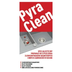 Zlewozmywak ZEFIR z baterią HERA beż piaskowy 79x50 cm + Pyra Clean