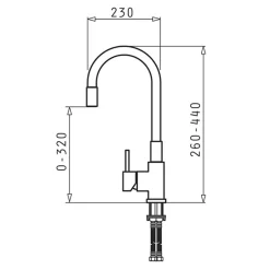 Zlewozmywak ZEFIR z baterią HERA volcano 79x50 cm + Pyra Clean