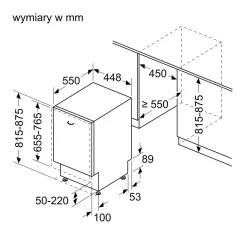Zmywarka 45 cm SIEMENS SR73EX24ME