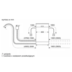 Zmywarka do zabudowy BOSCH 45 seria 4 SPH4HKX10E